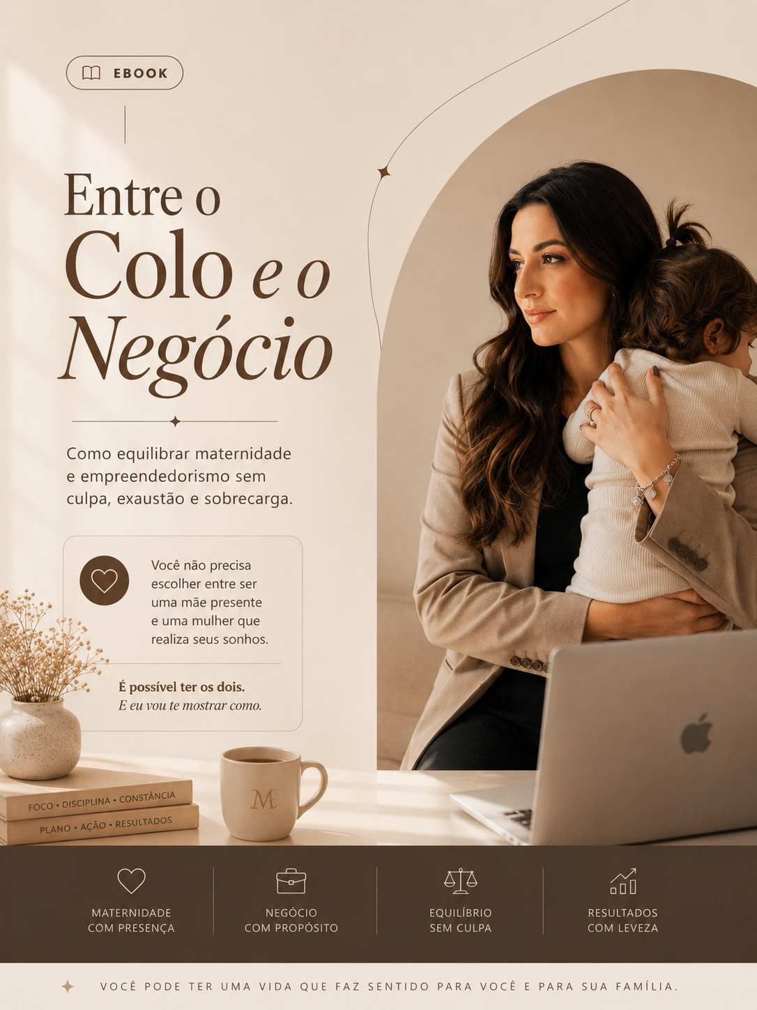Capa do ebook Entre o Colo e o Negócio